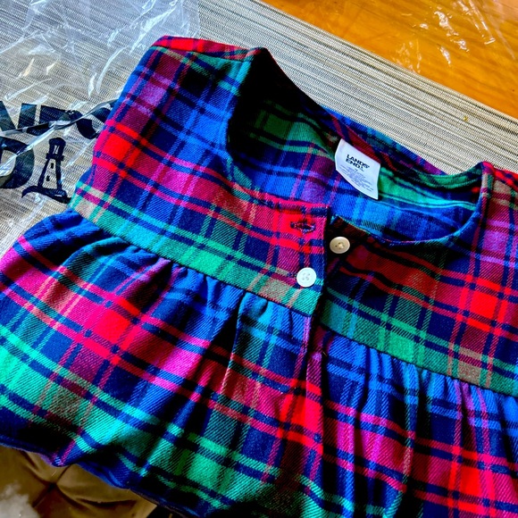 Lands' End Pajamas Lands End Girls Flannel Nightgown Poshmark